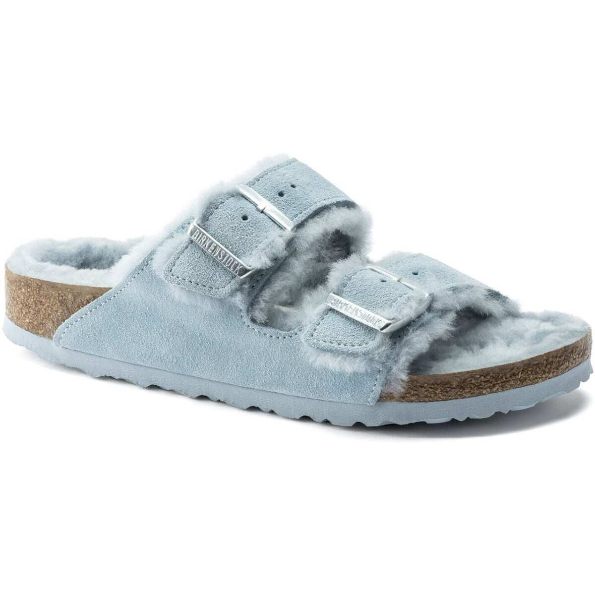 Birkenstock arizona cheap light blue suede