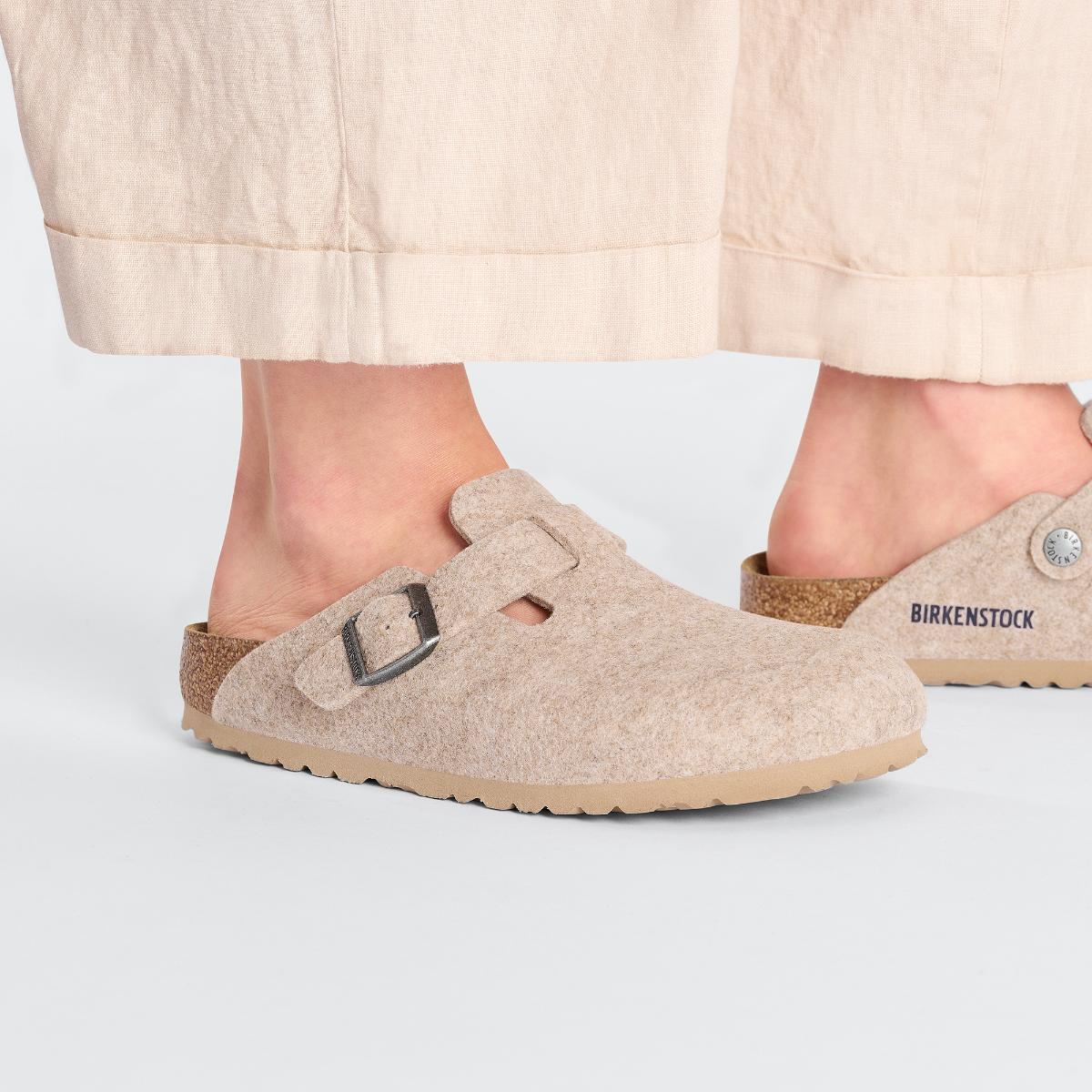 Birkenstock boston felt clogs online