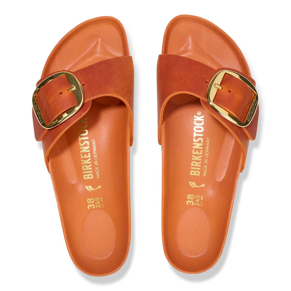 Birkenstock madrid oiled leather sandals online