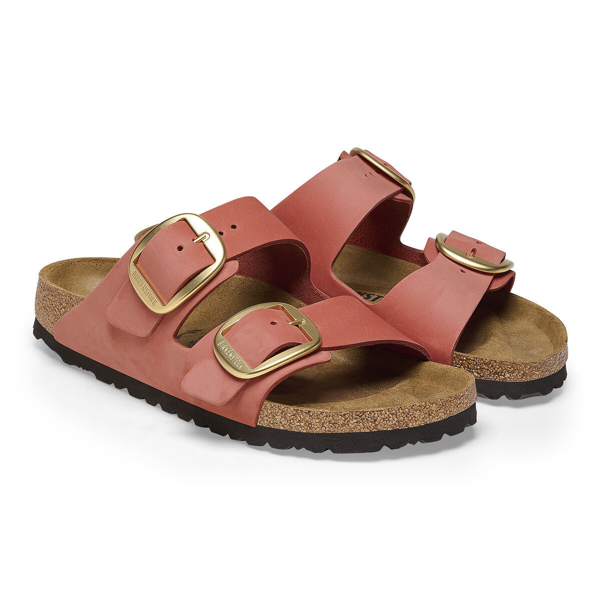 Arizona Big Buckle Nubuck Leather in Mars Red Birkenstock NZ