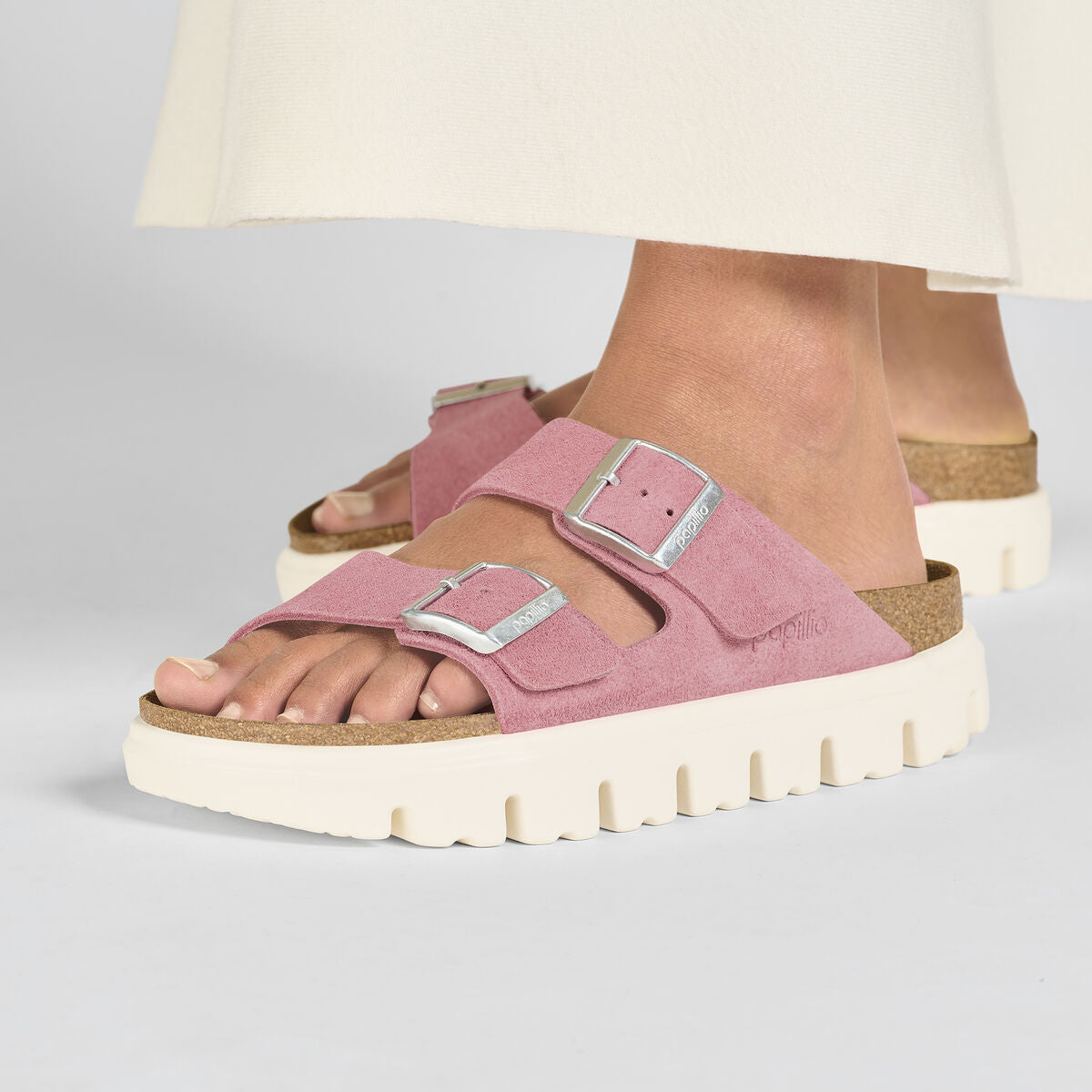 Birkenstock arizona pink suede online