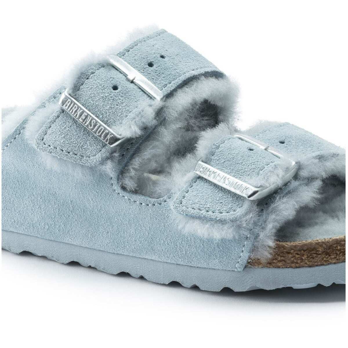 Birkenstock arizona best sale shearling dove grey