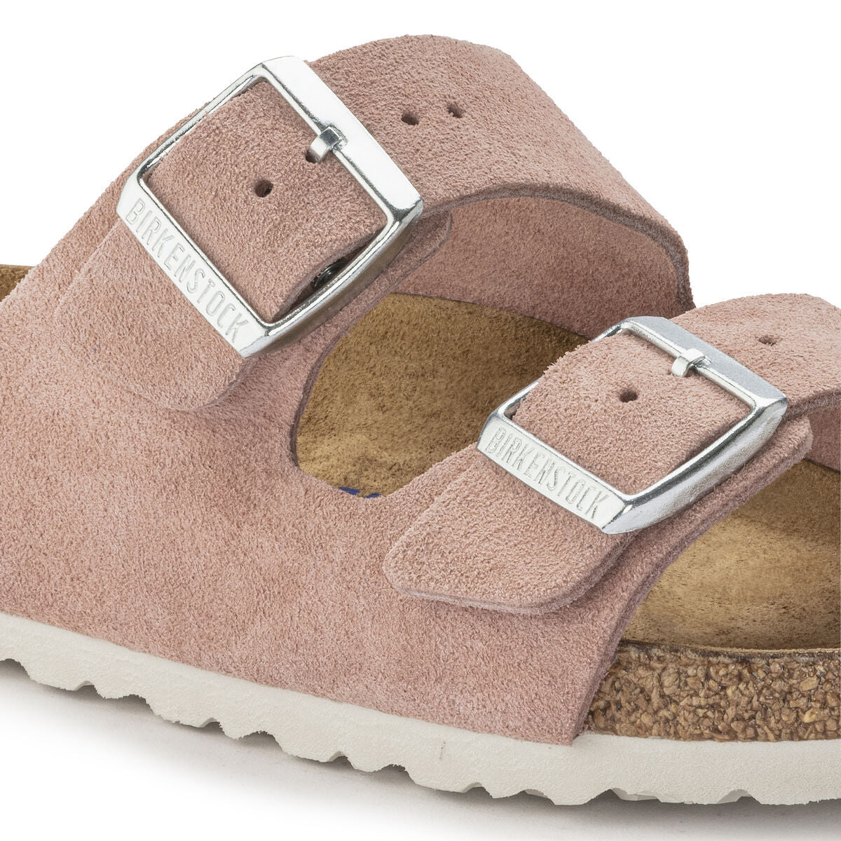 Arizona Soft Footbed Suede Leather in Pink Clay Birkenstock NZ