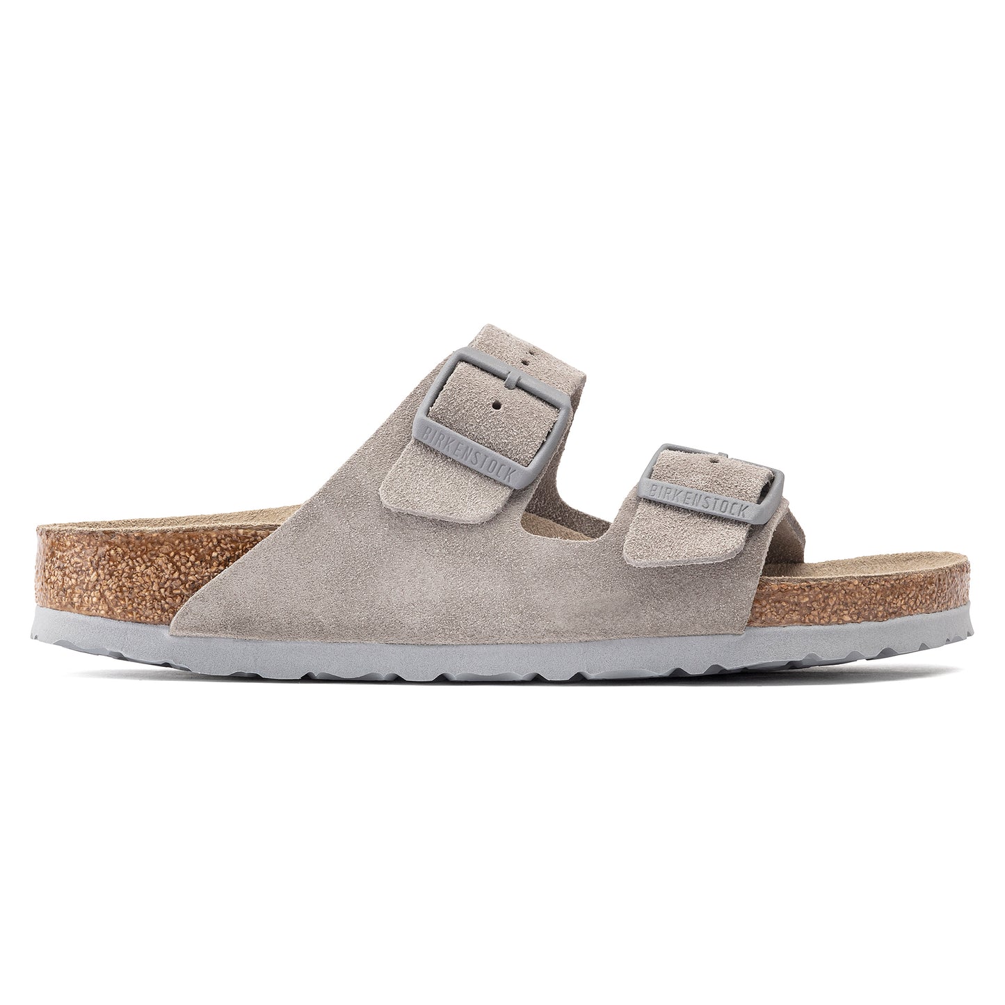 Arizona Soft Footbed Suede Leather in Stone Coin – Birkenstock NZ