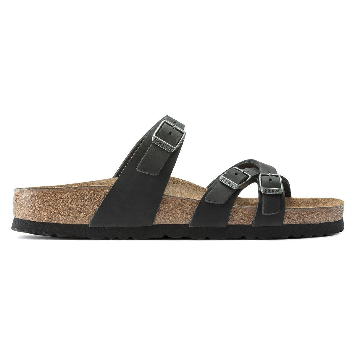 Franca Oiled Leather in Black – Birkenstock NZ