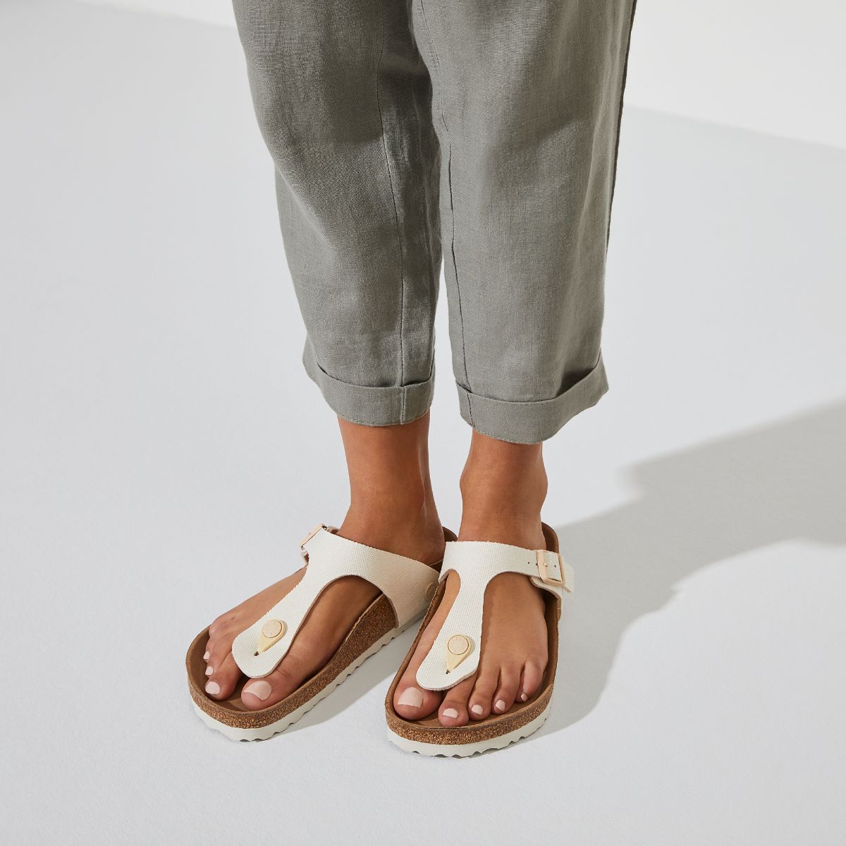 Birkenstock cheap gizeh cream