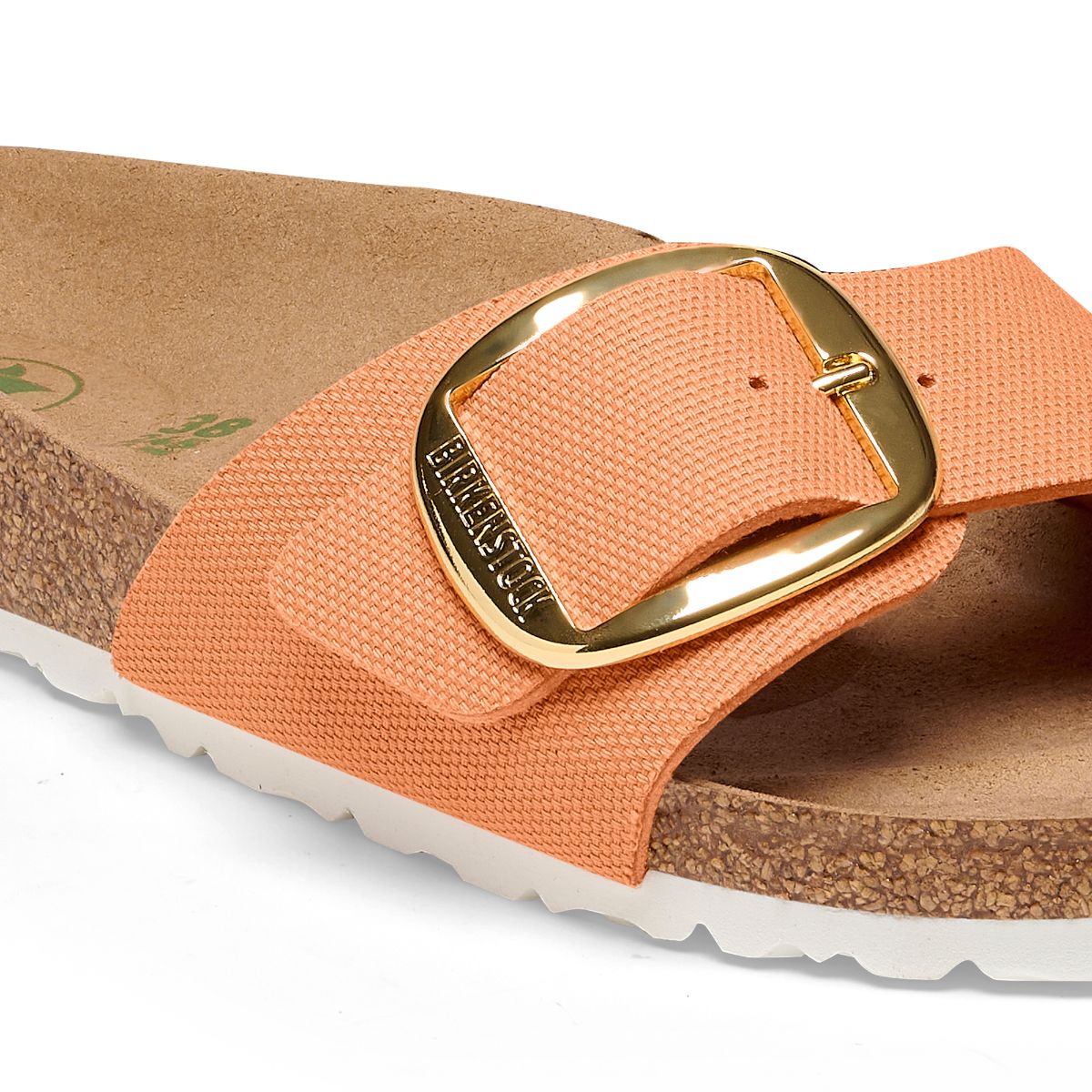 Madrid Big Buckle Textile in Papaya Birkenstock NZ