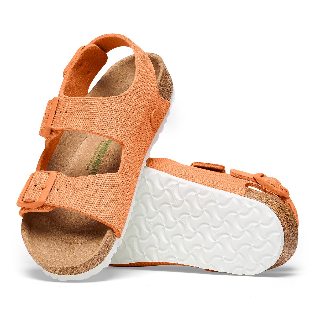 Milano Kids Textile in Papaya Birkenstock NZ