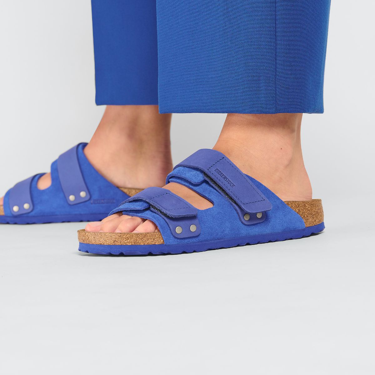 Uji Nubuck/Suede Leather in Ultra Blue – Birkenstock NZ